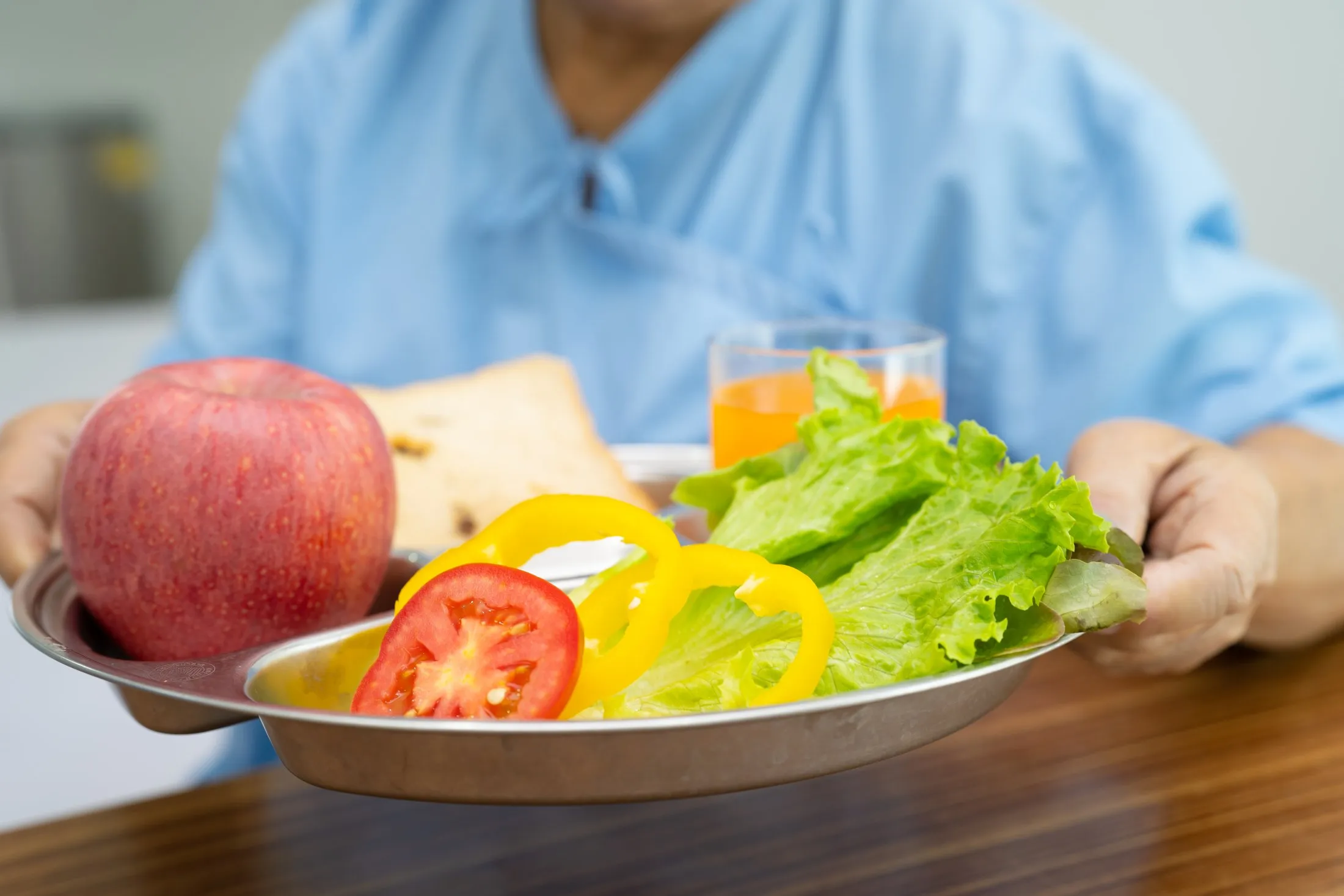 Soft, nutritious meal tray designed for post-surgery recovery and easy eating.