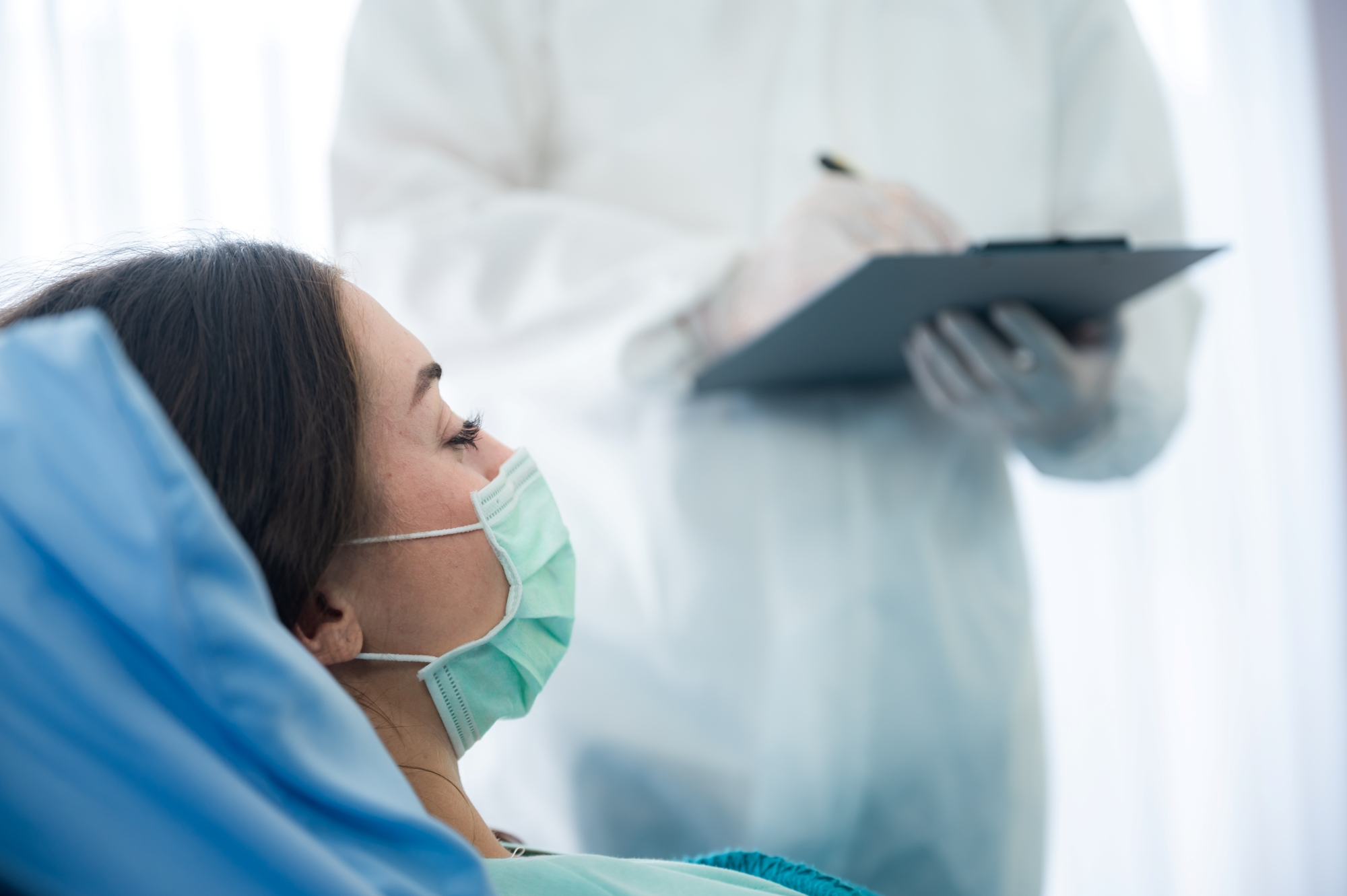 Patient visits an oral surgeon for a routine checkup at Premier Oral. 